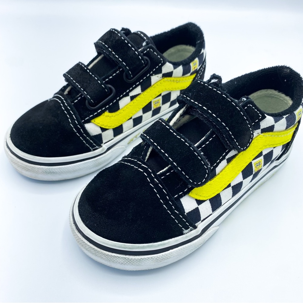 ❌Sold❌ Vans Old Skool V SpongeBob Sneakers Size 8 toddler’s